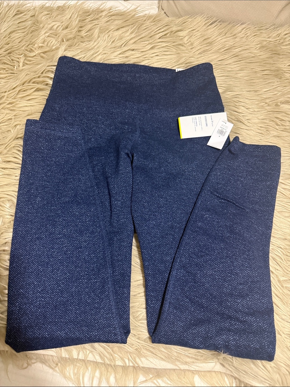 Old Navy Navy Herringbone Leggings